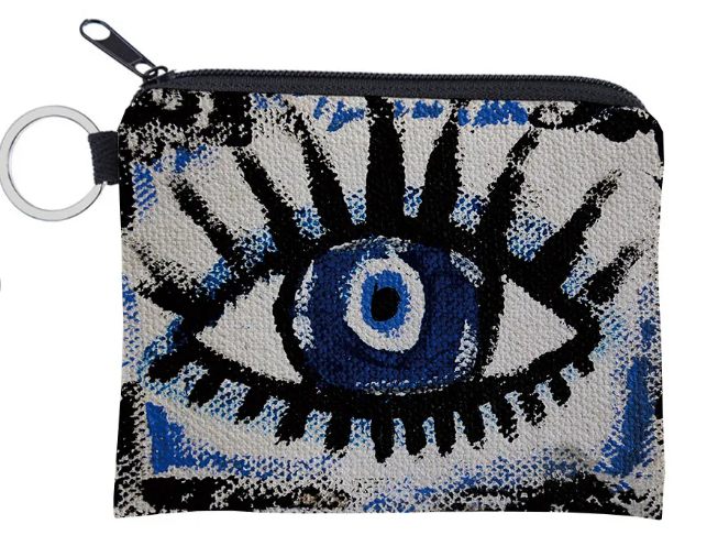 Lucky Eye Coin Purse & Keychain – Blue Protection Charm