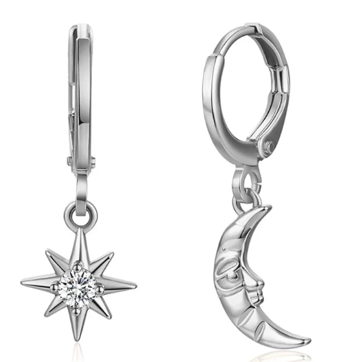 Lunar & Stellar Drop Earrings
