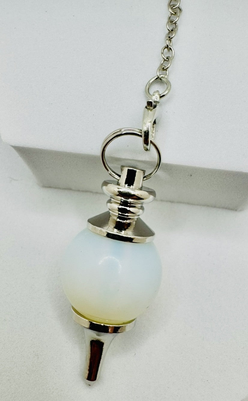 Pendulums with silver chains
