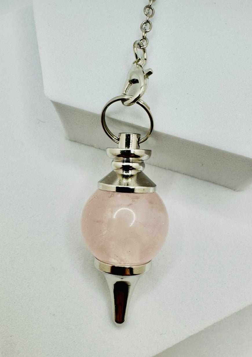 Pendulums with silver chains