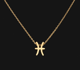 Gold Zodiac Symbol Necklace