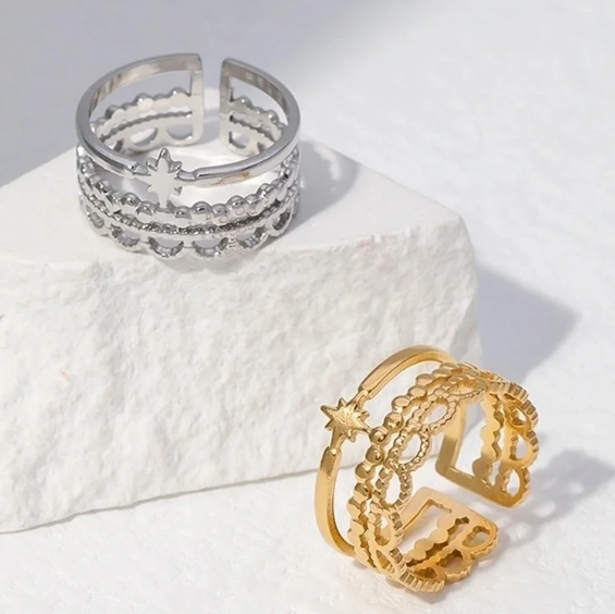 Celestial Stacked Ring