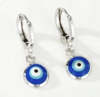 Lucky Eye Drop Earrings-Gold or Silver
