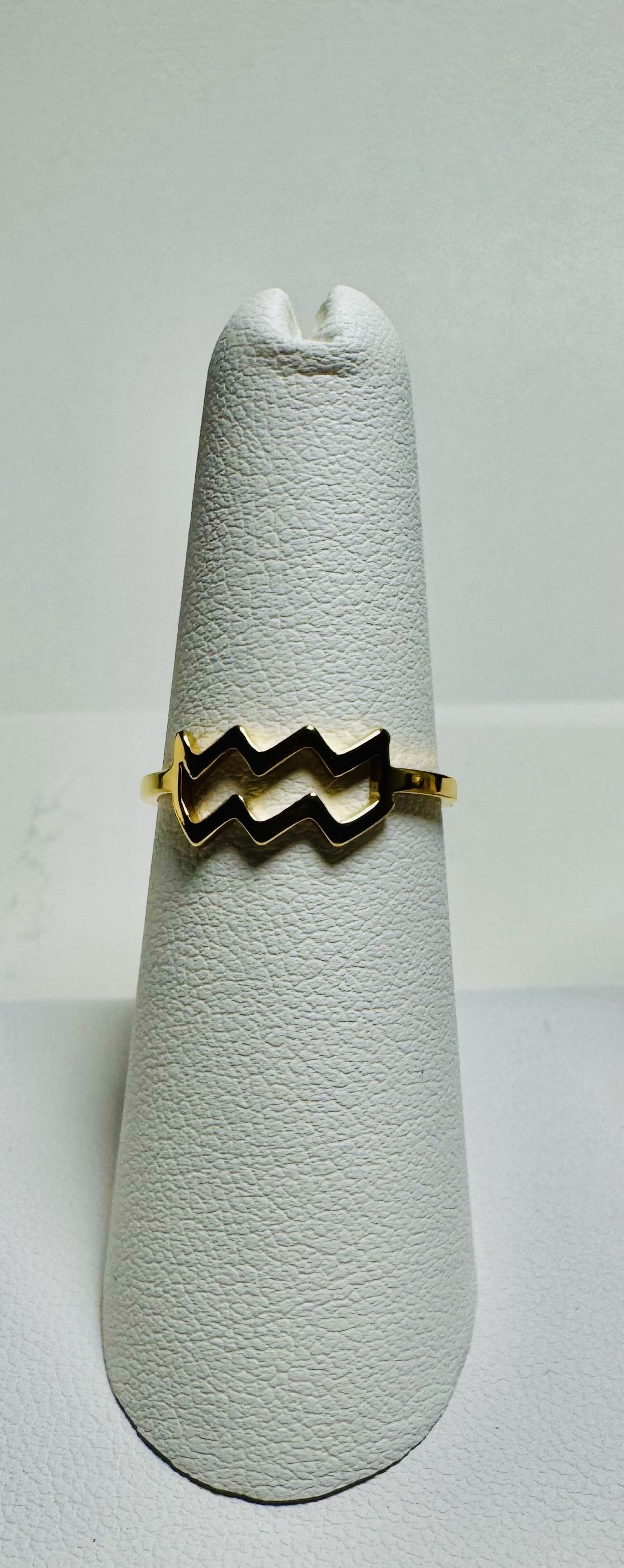 Zodiac Symbol Gold Ring