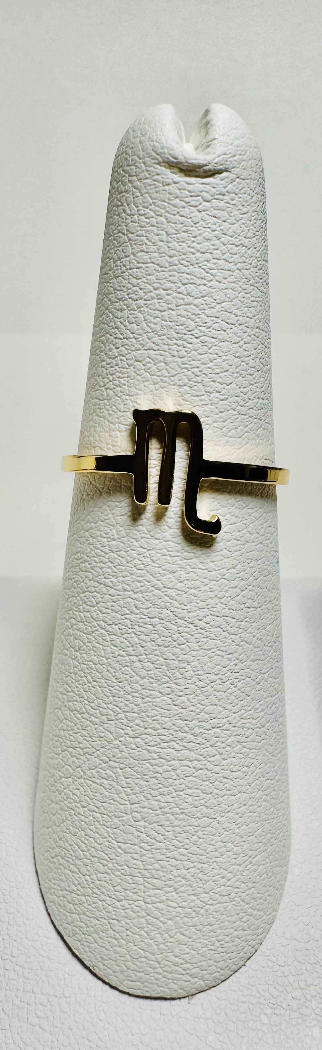 Zodiac Symbol Gold Ring