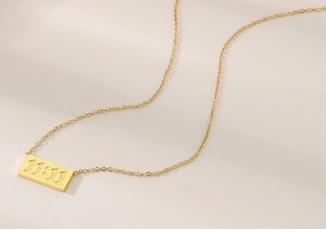 11:11 Make a Wish Necklaces in Gold or Silver
