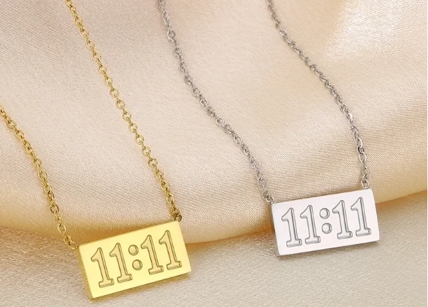 11:11 Make a Wish Necklaces in Gold or Silver