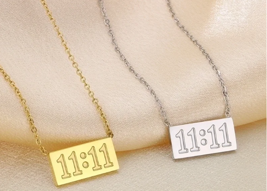 11:11 Make a Wish Necklaces in Gold or Silver