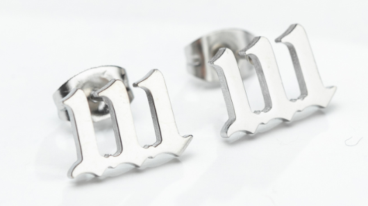 The Celestial Angel Numbers Earrings in Gold or Silver