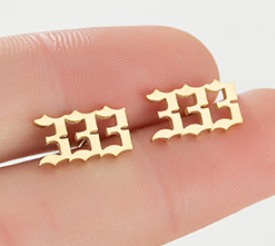 The Celestial Angel Numbers Earrings in Gold or Silver