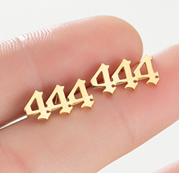 The Celestial Angel Numbers Earrings in Gold or Silver