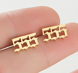 The Celestial Angel Numbers Earrings in Gold or Silver