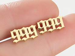 The Celestial Angel Numbers Earrings in Gold or Silver