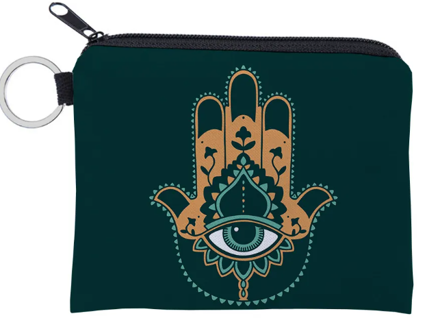 Lucky Eye Coin Purse & Keychain – Blue Protection Charm