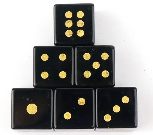 Gemstone Dice – Semi-Precious Stone Divination & Game Dice