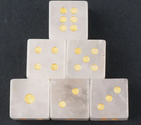Gemstone Dice – Semi-Precious Stone Divination & Game Dice