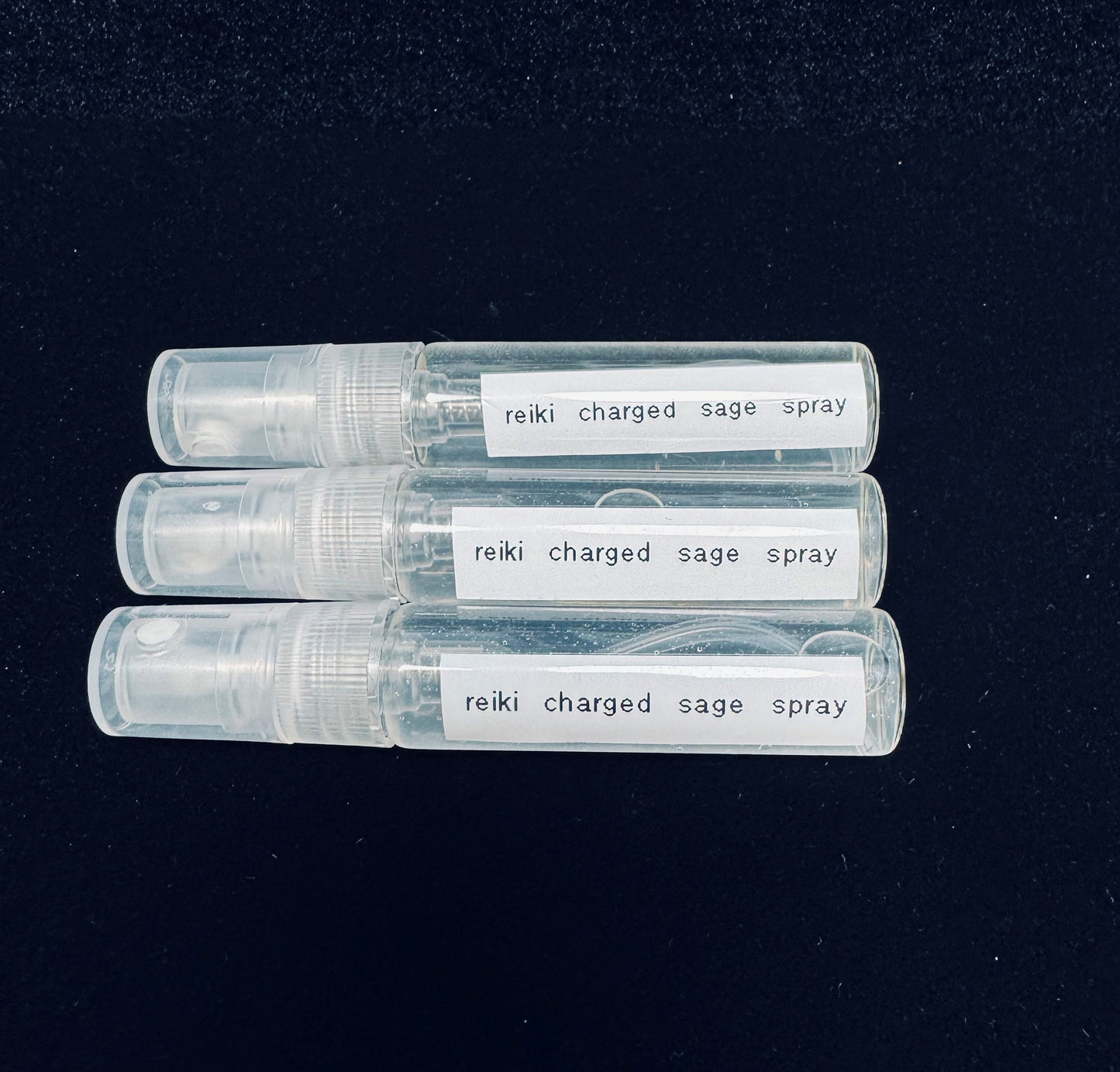 Reiki-Charged Mini Sage Spray-3 Bottles Per Order