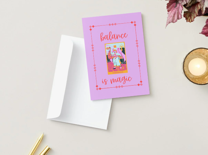Mystical Tarot Greeting Cards – Fortune, Wisdom & Magic
