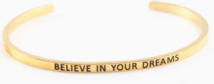 Inspirational Gold Cuff Bracelets