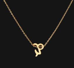 Gold Zodiac Symbol Necklace