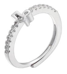 Zodiac Symbol Rings-Embedded Symbol Band in Gold or Silver