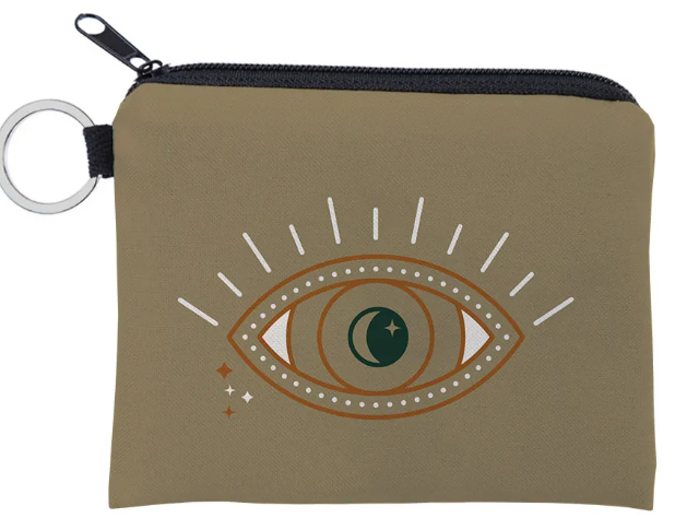 Lucky Eye Coin Purse & Key Ring – Blue Protection Charm