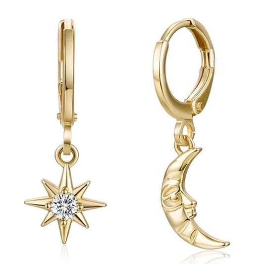 Lunar & Stellar Drop Earrings