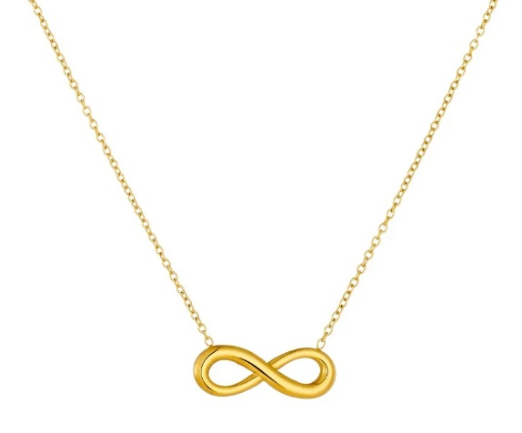 Infinity Symbol Necklace | Gold or Silver
