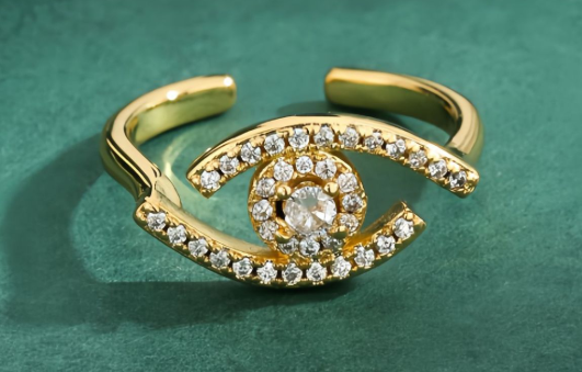 Crystal Lucky Eye Ring