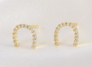 Lucky Horseshoe Earrings