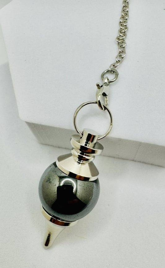 Pendulums with silver chains