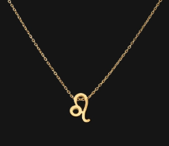 Gold Zodiac Symbol Necklace