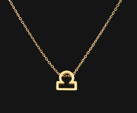 Gold Zodiac Symbol Necklace