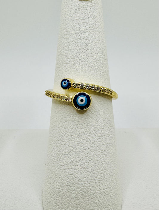 Double Lucky Eye Ring