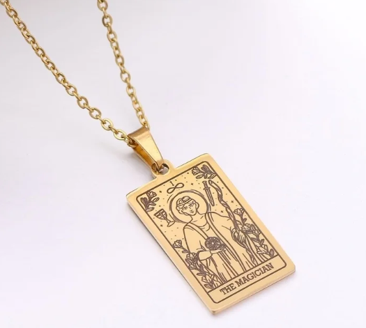 Tarot Magic: The Magician Gold Pendant