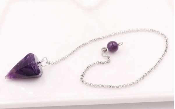 Pendulums with silver chains