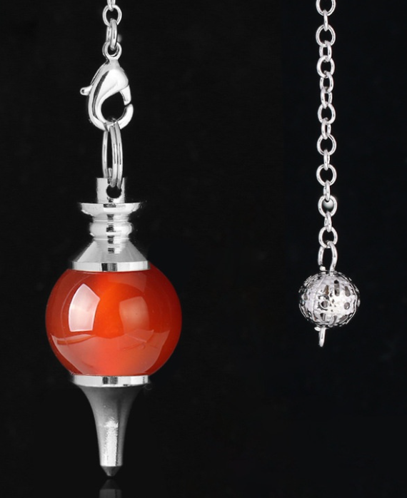 Pendulums with silver chains