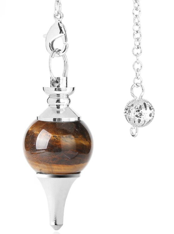 Pendulums with silver chains