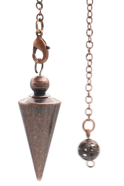 Pendulums with silver chains