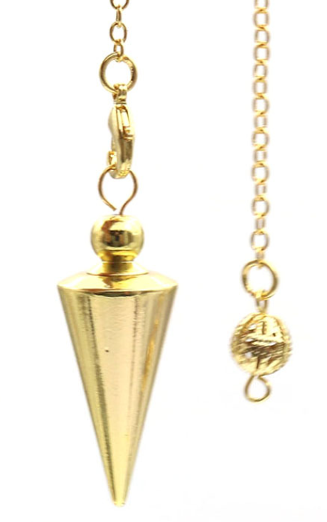 Pendulums with silver chains