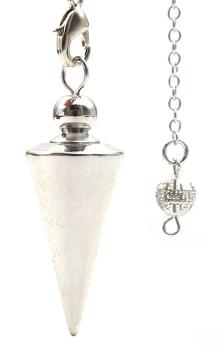 Pendulums with silver chains