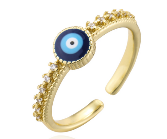 Solo Band Lucky Eye Ring