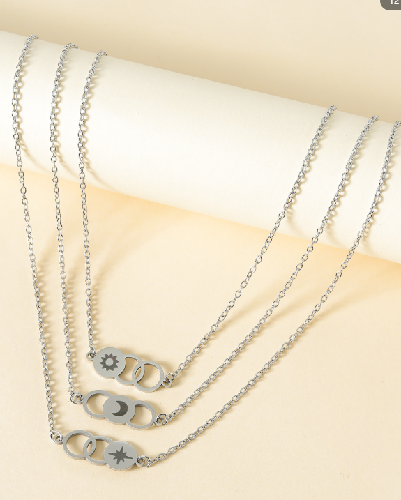 Celestial Wishes Necklace Collection - Sun, Moon & Star