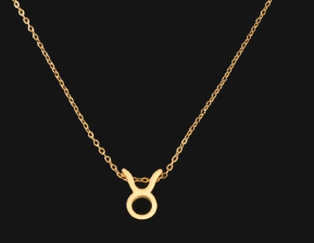 Gold Zodiac Symbol Necklace